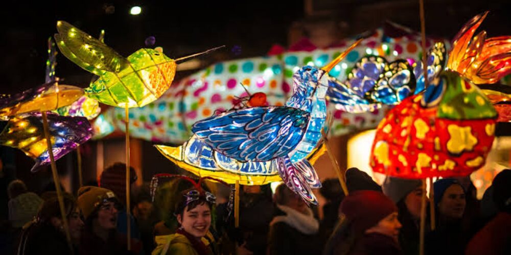 Photo Credit by photographer, Colin Burwell. Dragon Lantern Festival Art Parade (Nelson, B.C.). 